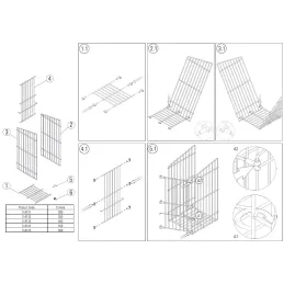 Preklopna košara za rublje ELEMENTS / Antracit