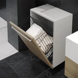 Preklopna košara za rublje ELEMENTS / Antracit