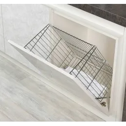 Izvlačna košara za rublje ELEMENTS / Sjajni krom