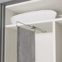 Izvlačna vješalica LOST / Sjajni krom