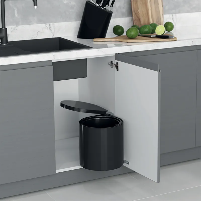 Okrugla kanta za otpad BAUM 10L / Crna