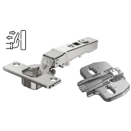 Zglob naloženi za otvaranje bez ručki - bez usporavanja 105° NOVISYS 52