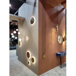 Dizajnersko LED svjetlo RING L 350 mm / Bakar