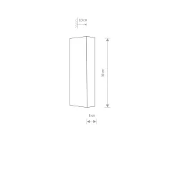 Dizajnersko svjetlo MALMO 300 mm / Crna mat