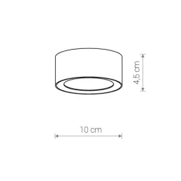 Dizajnersko svjetlo FLEA / Bijela mat