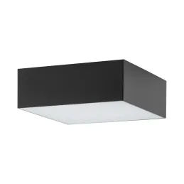 Stropno LED svjetlo LID SQUARE 110 mm / Crna mat