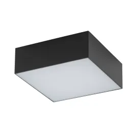 Stropno LED svjetlo LID SQUARE 110 mm / Crna mat