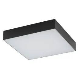 Stropno LED svjetlo LID SQUARE 210 mm / Crna mat