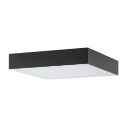 Stropno LED svjetlo LID SQUARE 210 mm / Crna mat