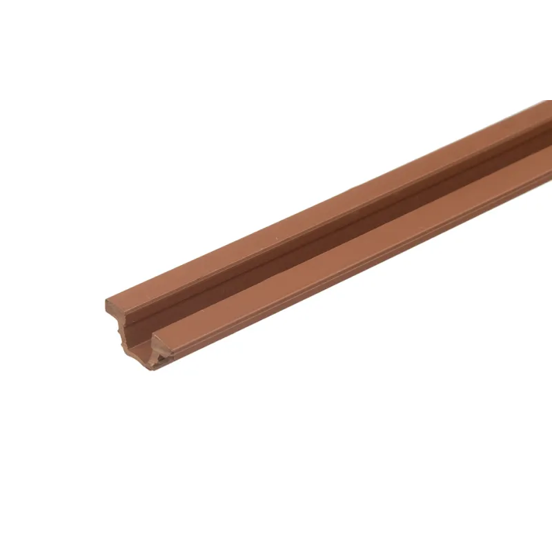 Gornja / donja vodilica UNIPOS - Ugradna / Tamno smeđa