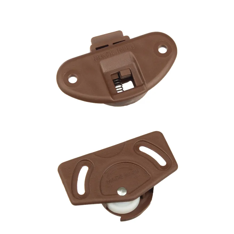 Set za klizna vrata gornja vodilica + donji kotačić UNIPOS / Tamno smeđa