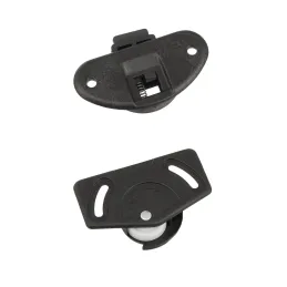 Set za klizna vrata gornja vodilica + donji kotačić UNIPOS / Crna