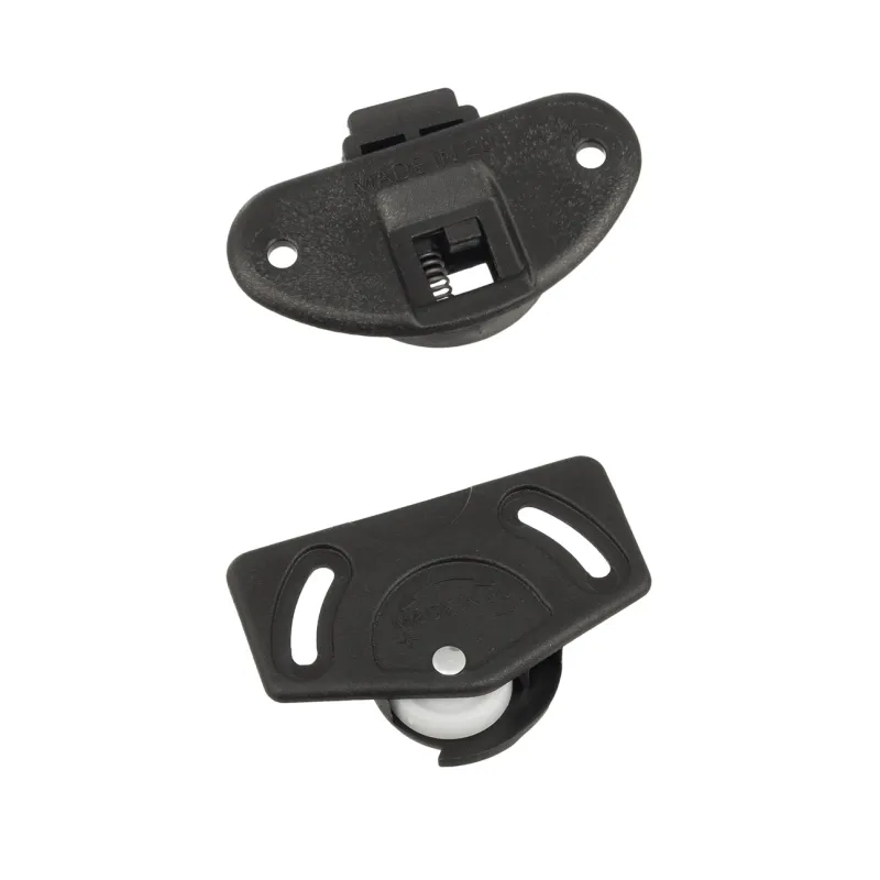 Set za klizna vrata gornja vodilica + donji kotačić UNIPOS / Crna