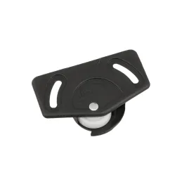 Set za klizna vrata gornja vodilica + donji kotačić UNIPOS / Crna