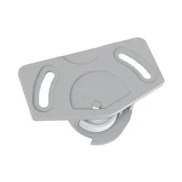 Set za klizna vrata gornja vodilica + donji kotačić UNIPOS / Siva