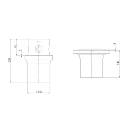 Izvlačiva SCHUKO utičnica s bežičnim punjenjem 4x230V + 2xUSB punjenja A/C + HDMI+ RJ45 / Crna