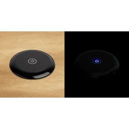 Automatska izvlačiva električna utičnica MORGAN SCHUKO 3x230V + 2xUSB A+C / Aluminij