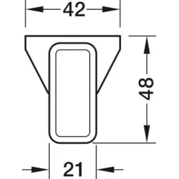 Izvlačiva vješalica AVARO / Sjajni krom