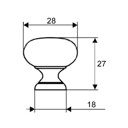 Knopka CAMORA / Zlatna mat