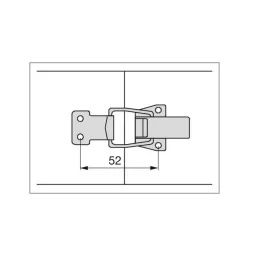 Spojni elementi za preklopne stolove / Cink