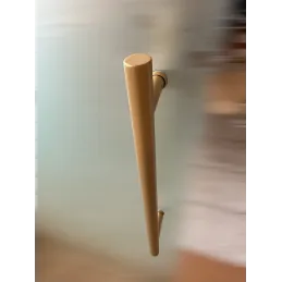 Obostrana ručka za vrata HOME / Zlatna strukturirana