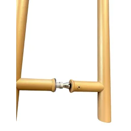 Obostrana ručka za vrata HOME / Zlatna strukturirana