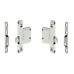 Set za montažu ormarića - skriveno u rub / Nikal