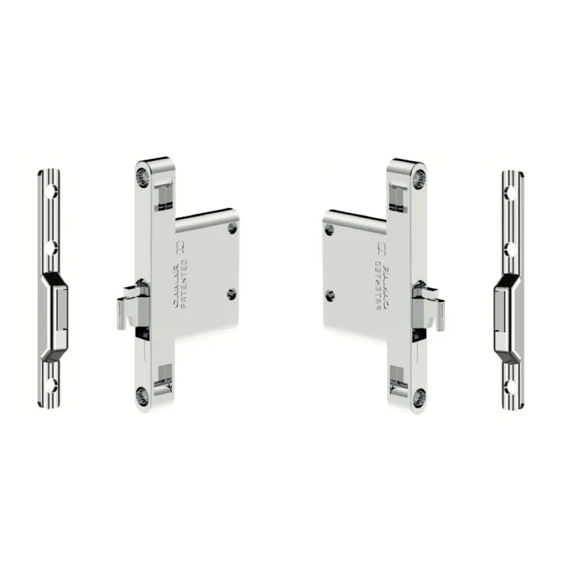 Set za montažu ormarića - skriveno u rub / Nikal