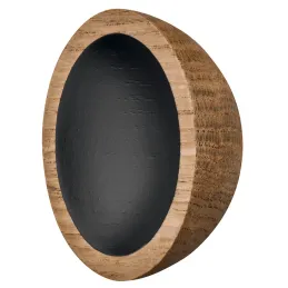 Drvena ručkica knop CLARETA / Hrast-Crna