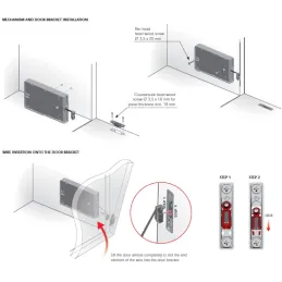 Sklopni mehanizam s užetom KIARO Easy / Sivi