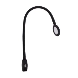 LED svjetlo za namještaj s USB punjenjem LADOS LED / Crna mat