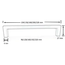 Ručka ERON / Starosrebrna