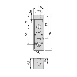 Set nastavaka za vješalicu LUXE / Aluminij