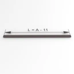 Set nastavaka za vješalicu LUXE / Aluminij