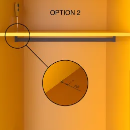 Set nastavaka za vješalicu LUXE / Aluminij