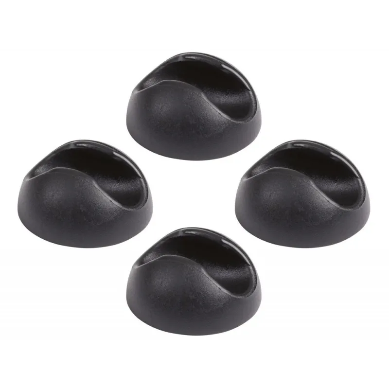 Podloge za noge stola HAIRPIN - 4 kom / Crna