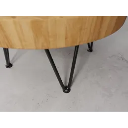 Podloge za noge stola HAIRPIN - 4 kom / Crna