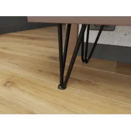 Podloge za noge stola HAIRPIN - 4 kom / Crna