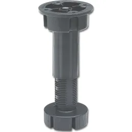 Plastična nogica za krevet s učvršćivanjem 148 - 250 mm / Crna