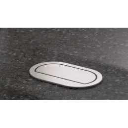 Izvlačna dvostruka električna utičnica PICCOLINO SCHUCO 2x 230V / Nehrđajući čelik