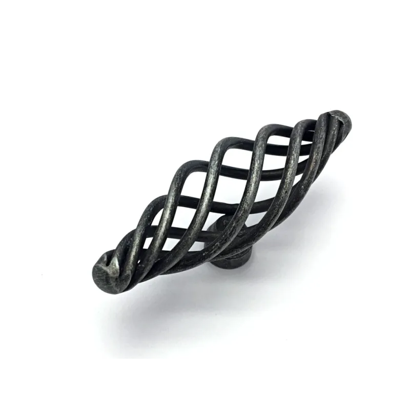 Ručka knopka VIRTUE / Crna patina