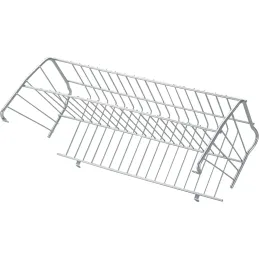 Dvoredni preklopni sustav za cipele / Srebrni