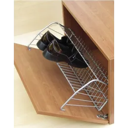 Dvoredni preklopni sustav za cipele / Srebrni