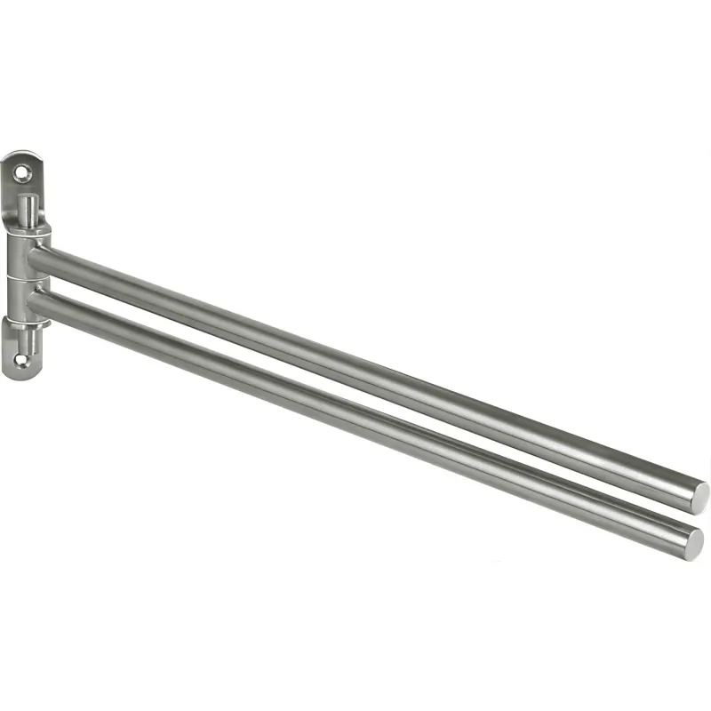 Okretna vješalica za ručnike DUPLO / Nehrđajući čelik