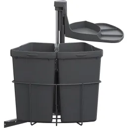 Rotirajuća kanta za otpad ENVI Center 400mm 2x9 L / Antracit