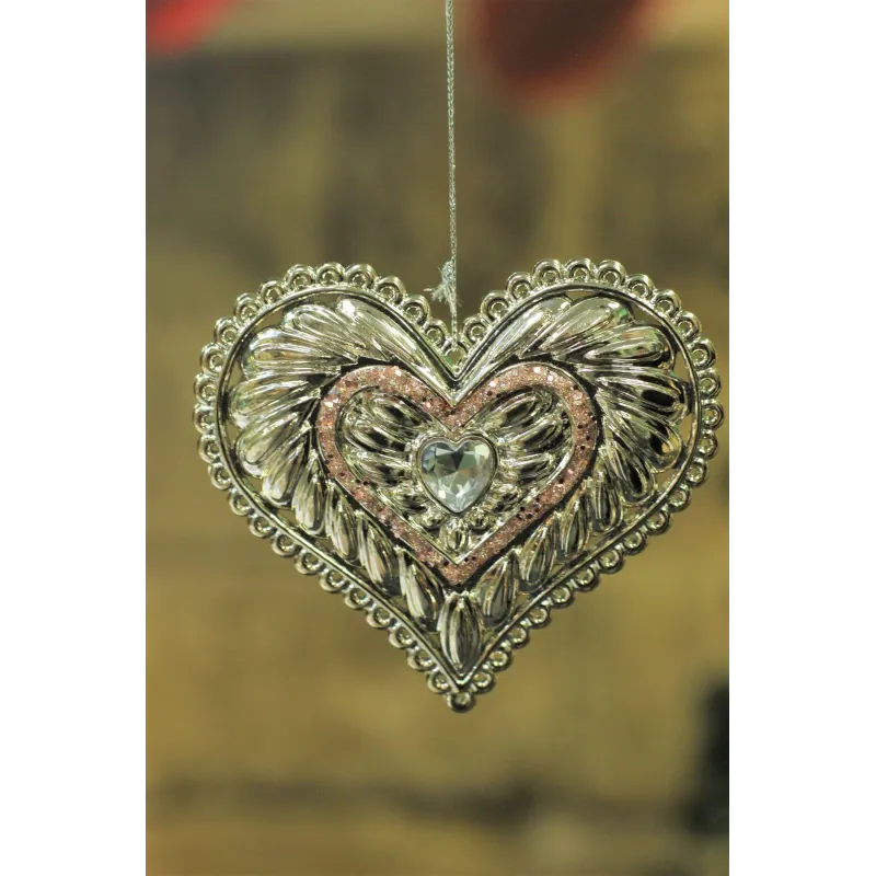 Viseći ukras GOLD HEART / Zlatna