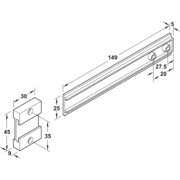 Okov za otvaranje hladnjaka / Crna