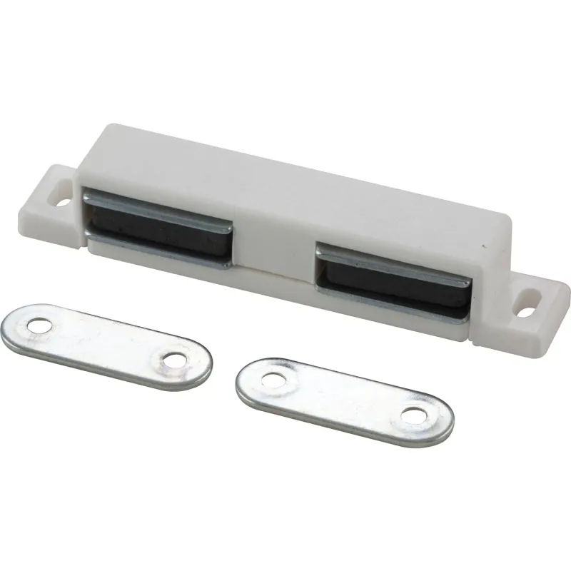 Dvostruki namještajski magnet / Bijeli