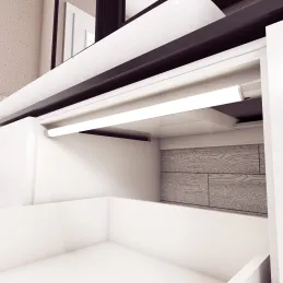 LED svjetlo za utičnicu sa senzorom RONDO / Aluminij