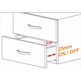 LED svjetlo za utičnicu sa senzorom RONDO / Aluminij